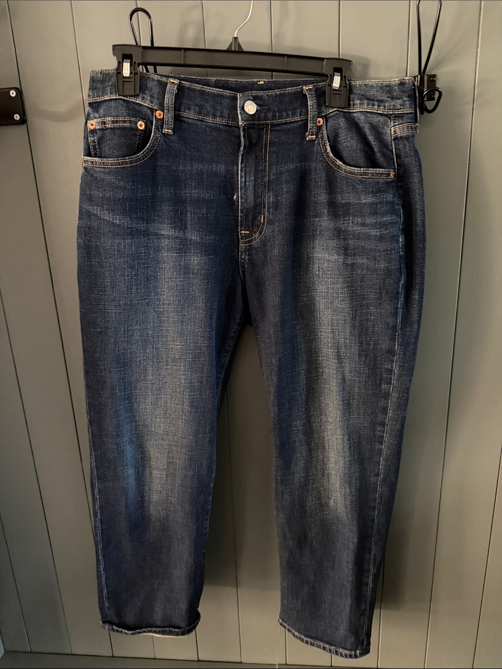 Women’s Gap  Dark Blue Denim Jeans - Classic Straight Fit